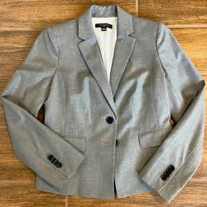 Ann Taylor Petite Gray Blazer